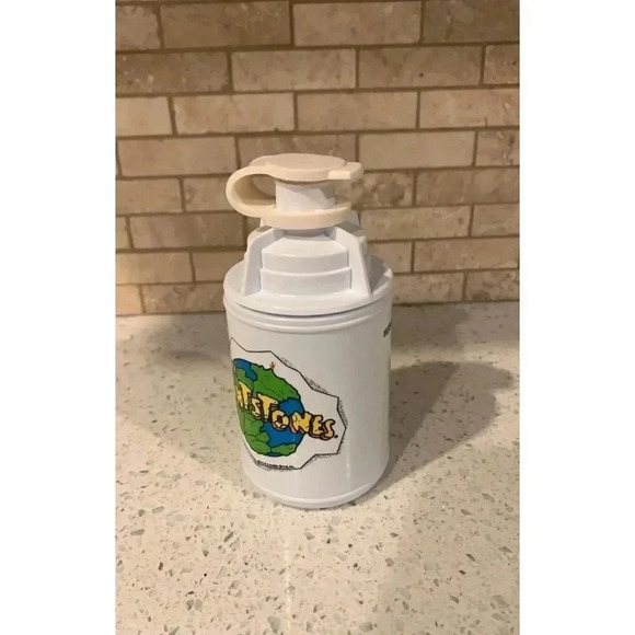 RARE FLINTSTONES LUNCH BOX THERMOS - Picture 9 of 11